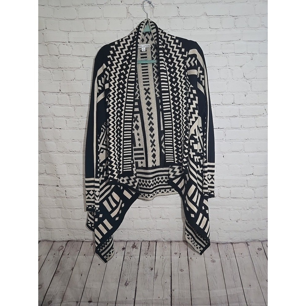 Larry Levine Aztec western Open cardigan Shawl Sz XL  Western Ranch Wear Boho